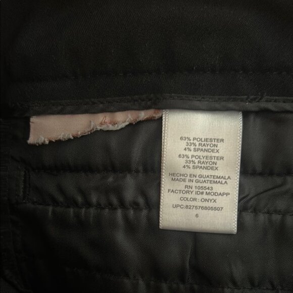 Daisy Fuentes Elegant Black Pants - Picture 3 of 3